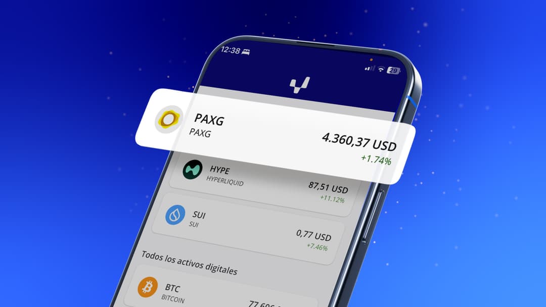 Oro digital en Wenia App
