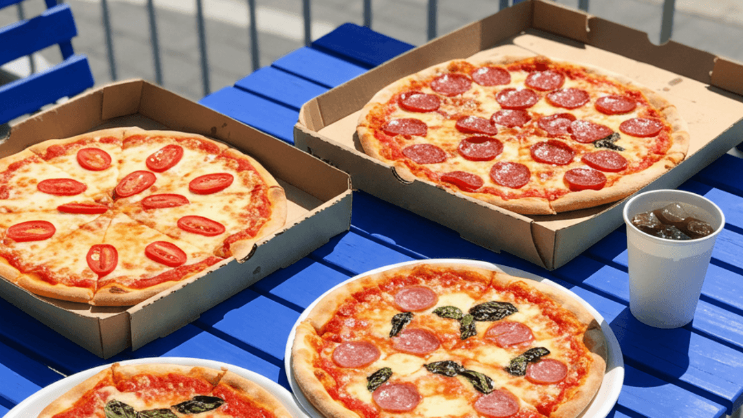 ilustraciones de pizzas